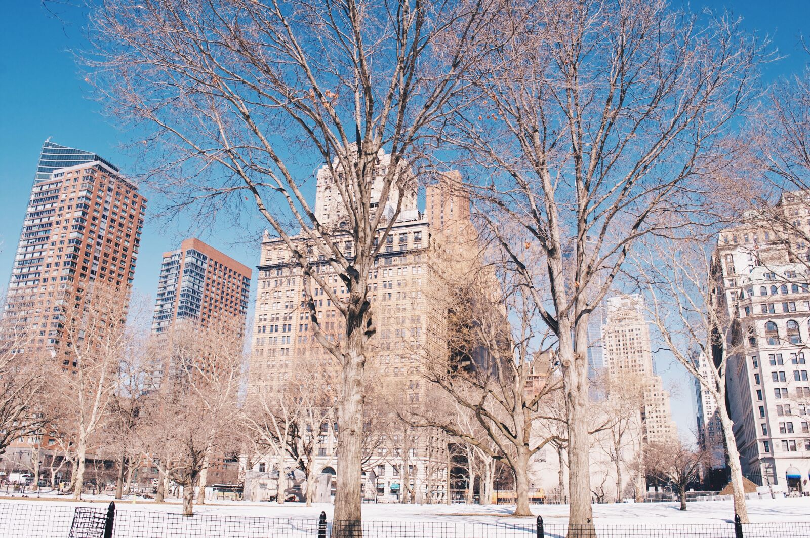 Nikon D5000 sample photo. Building, new york, snow photography