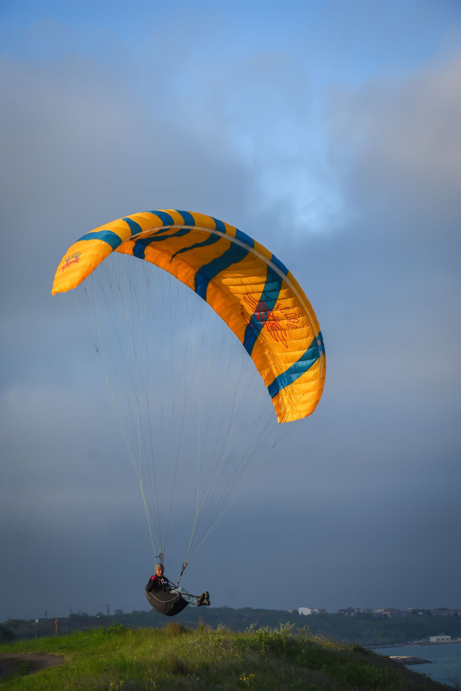 Nikon D7200 sample photo. Sky, parachute, glider photography