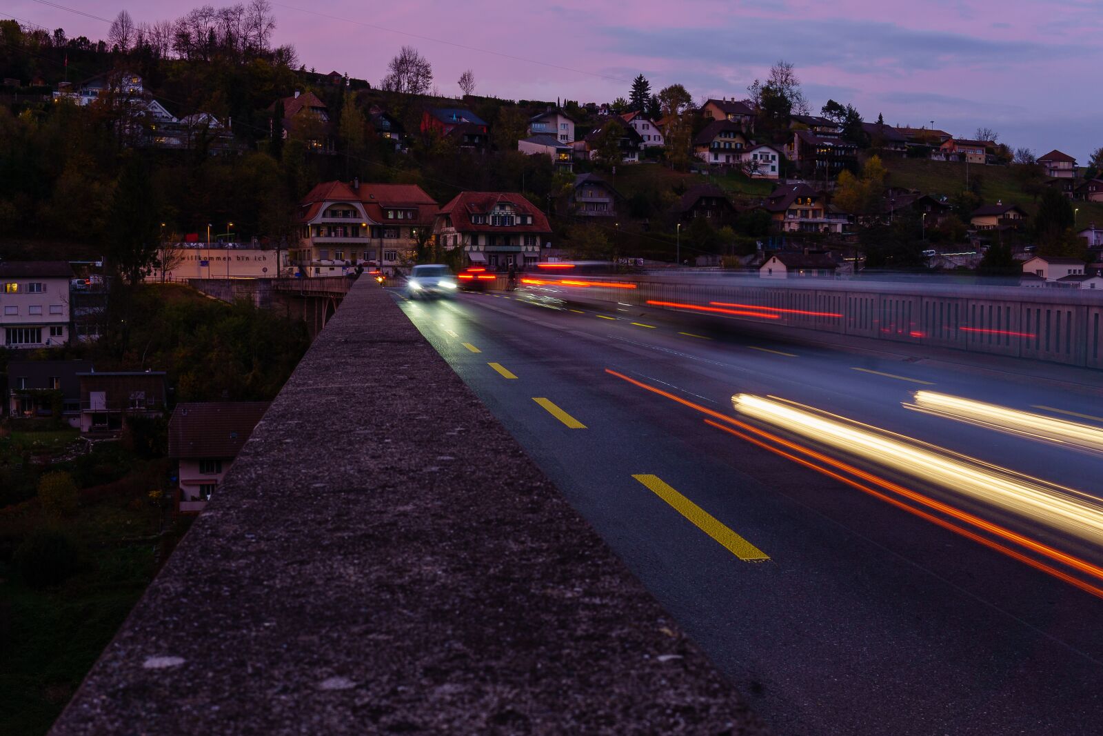 30mm F1.4 DC DN | Contemporary 016 sample photo. Lighttrail, traffic, motion photography