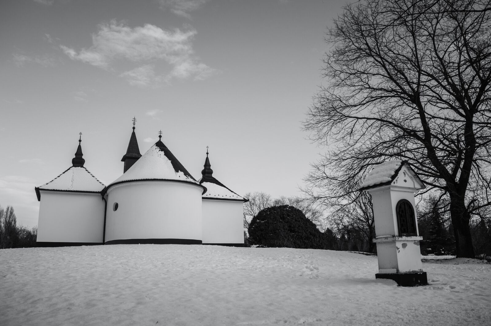 Nikon D3200 sample photo. Chapel, kecskemét, arboretum photography