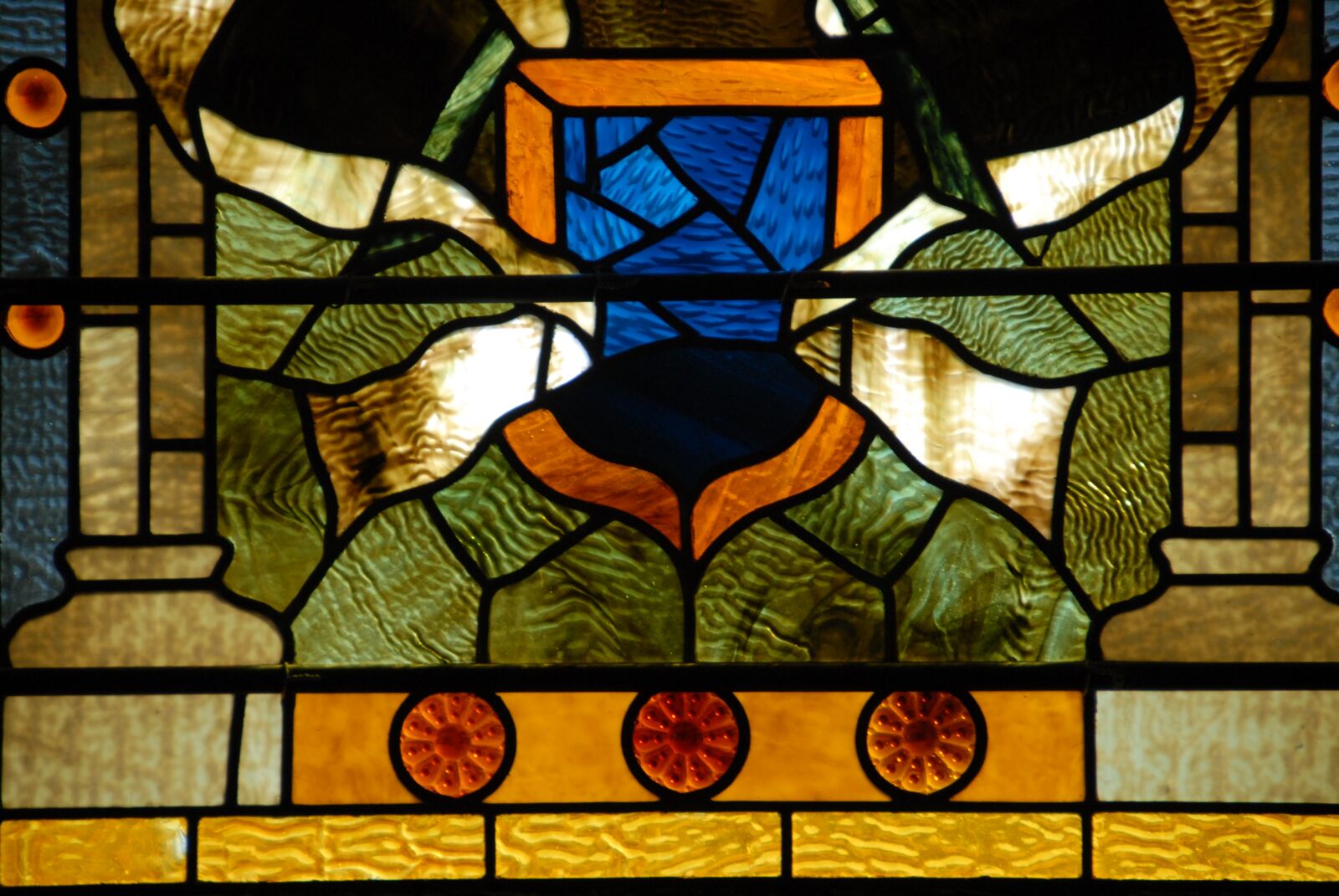 Nikon D200 sample photo. Stained glass, colorful, church photography