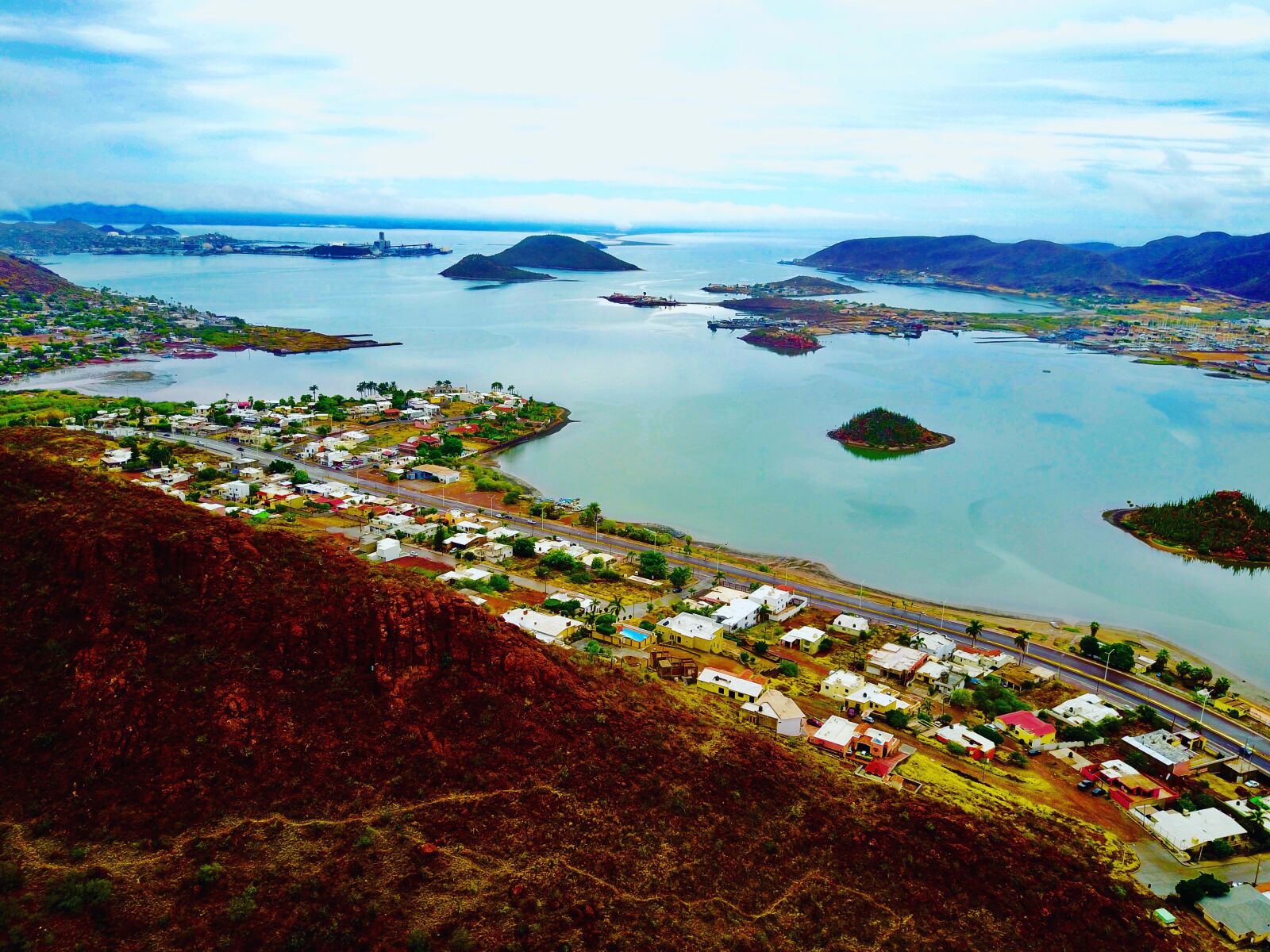 DJI FC220 sample photo. Guaymas, river, relax photography