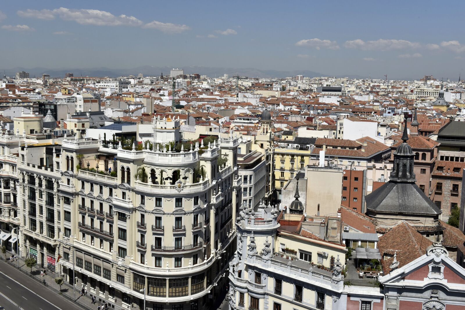 Nikon D750 sample photo. City of madrid, aerial photography