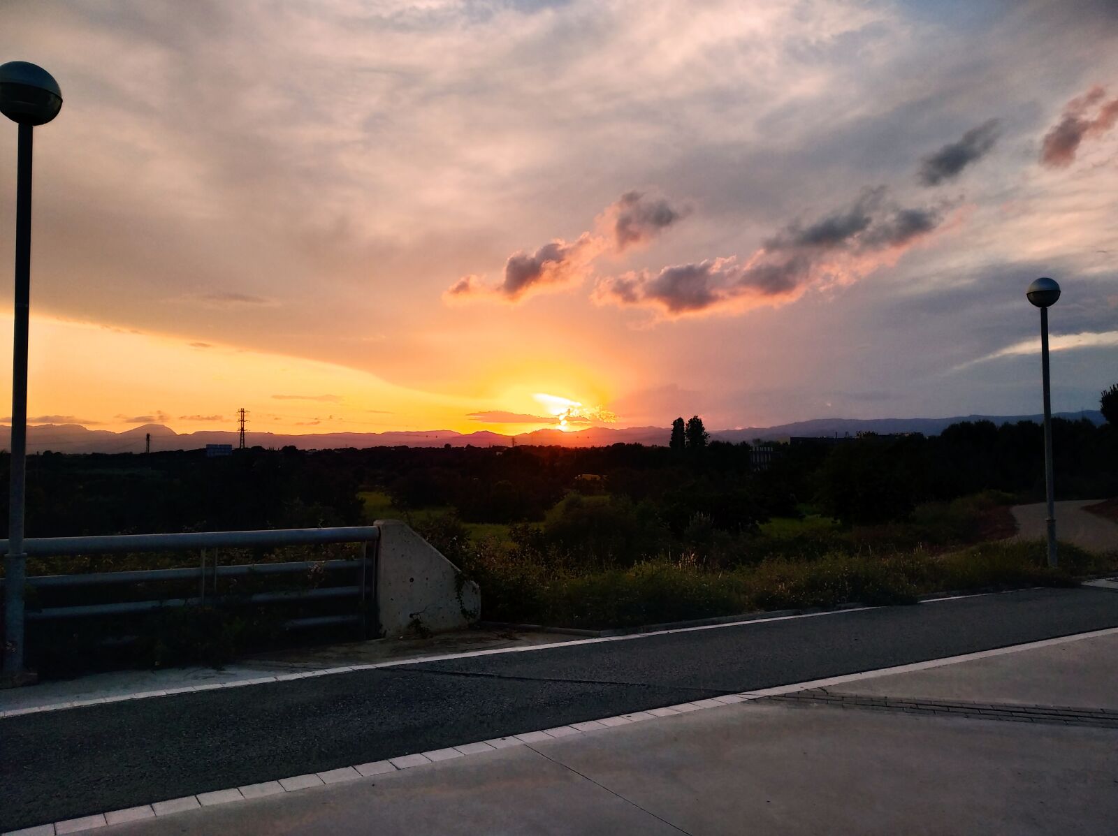 Xiaomi Redmi 7A sample photo. Sunset, landscape photography