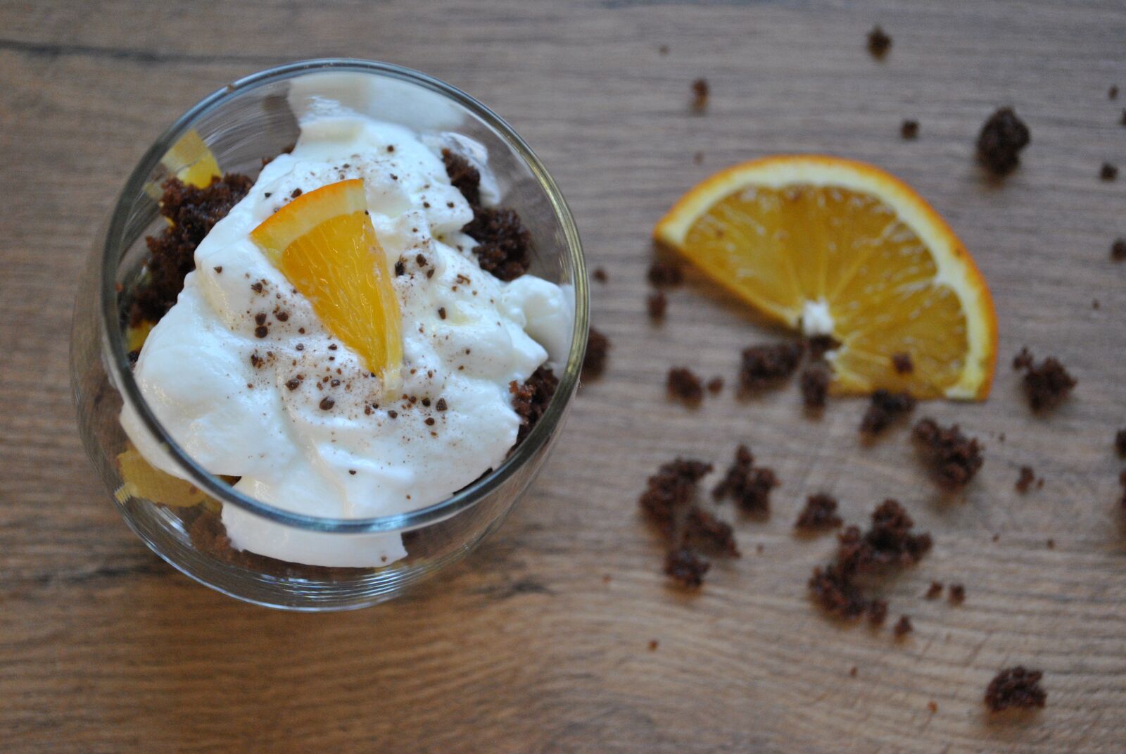 Nikon D3000 sample photo. Glass, orange, chocolate photography