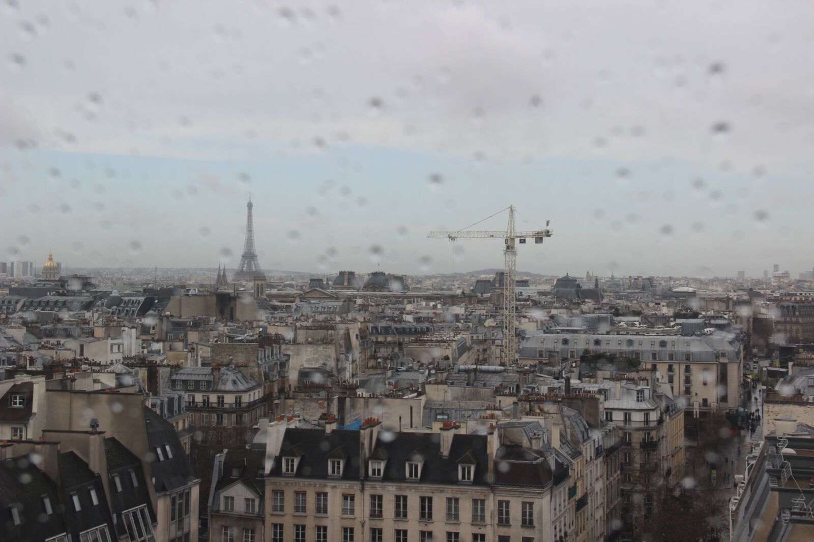 Canon EF-S 18-135mm F3.5-5.6 IS sample photo. Paris, roof, view photography