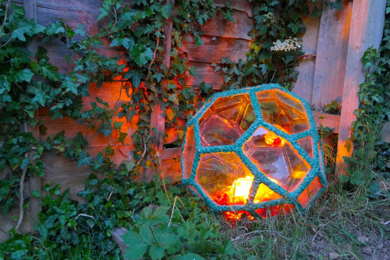 Panasonic Lumix DMC-FZ2500 (Lumix DMC-FZ2000) sample photo. Plant solarium, night light photography