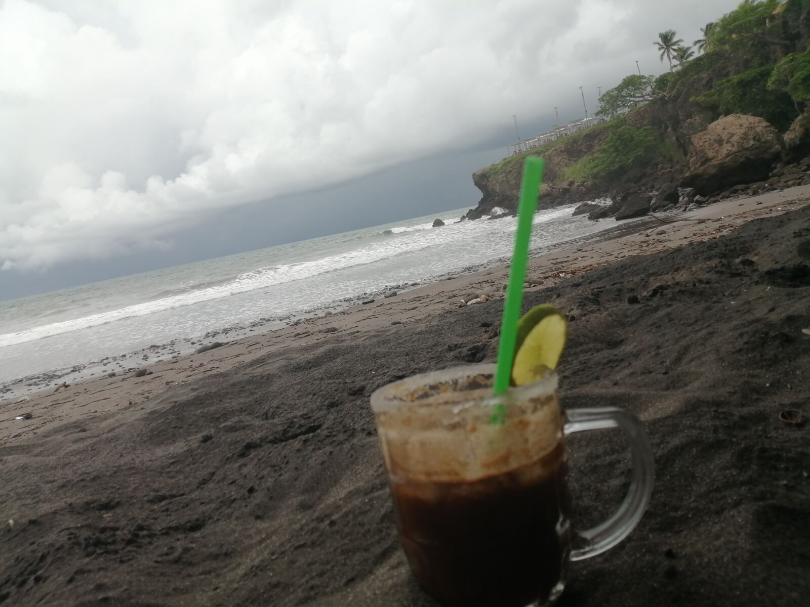 HUAWEI JKM-LX3 sample photo. Mix drink, beach, ocean photography