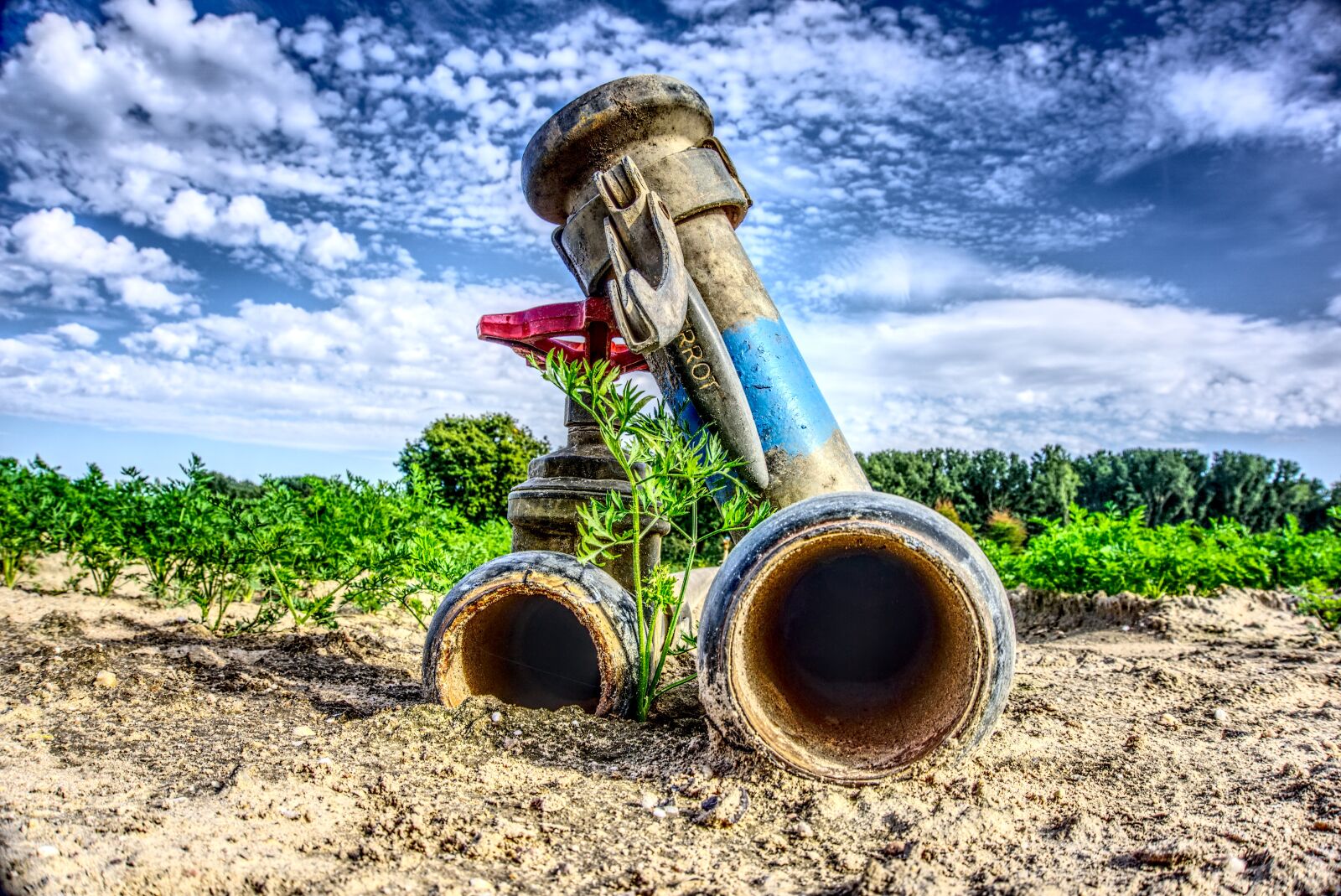 Sony a6000 sample photo. Irrigation, water pipe, valve photography