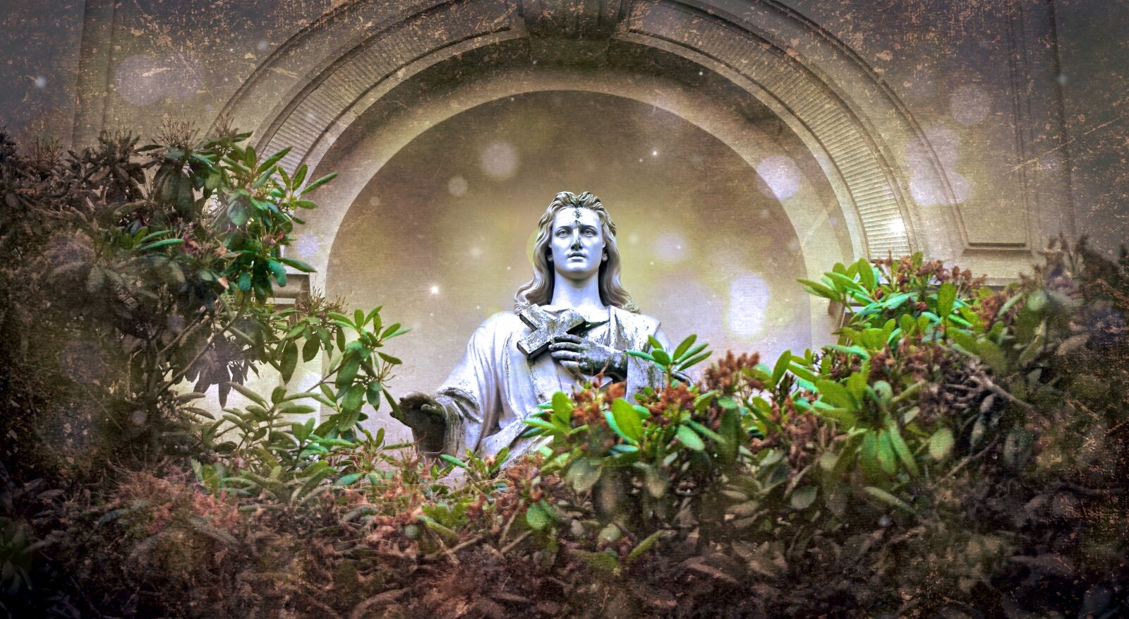 Sony a6000 sample photo. Jesus, statue, figure photography