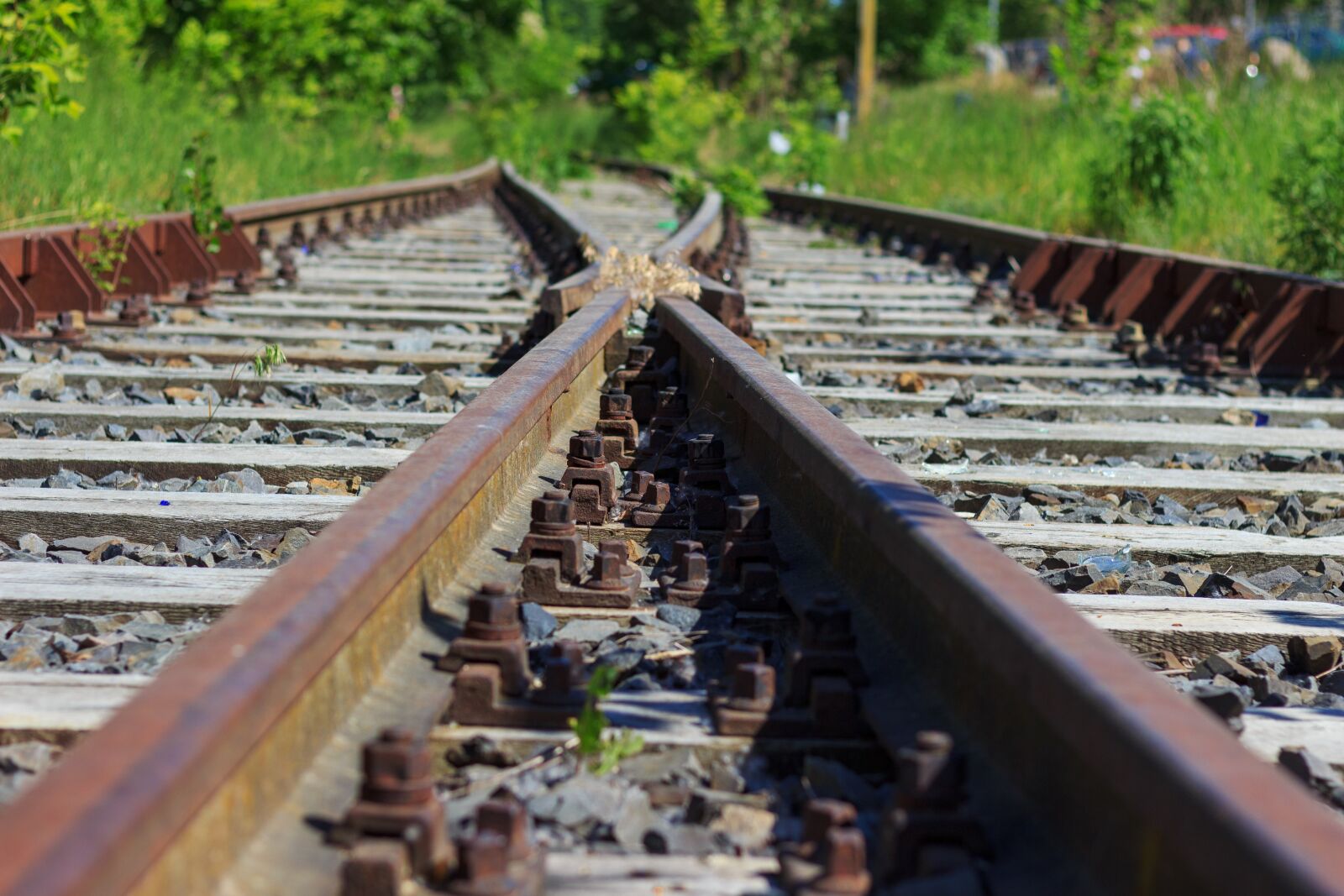 Canon EOS 600D (Rebel EOS T3i / EOS Kiss X5) + Canon EF 50mm F1.8 STM sample photo. Rail, old train track photography