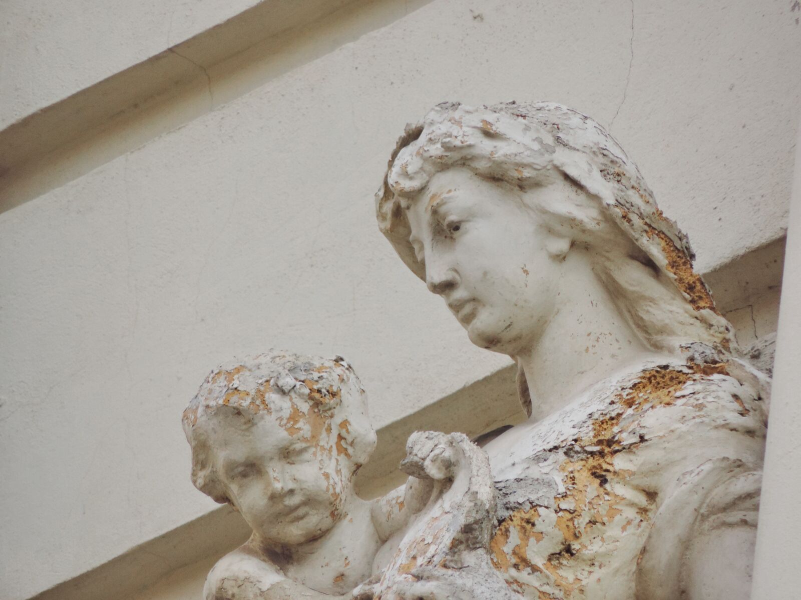 Nikon Coolpix P520 sample photo. Baroque, child, women, statue photography