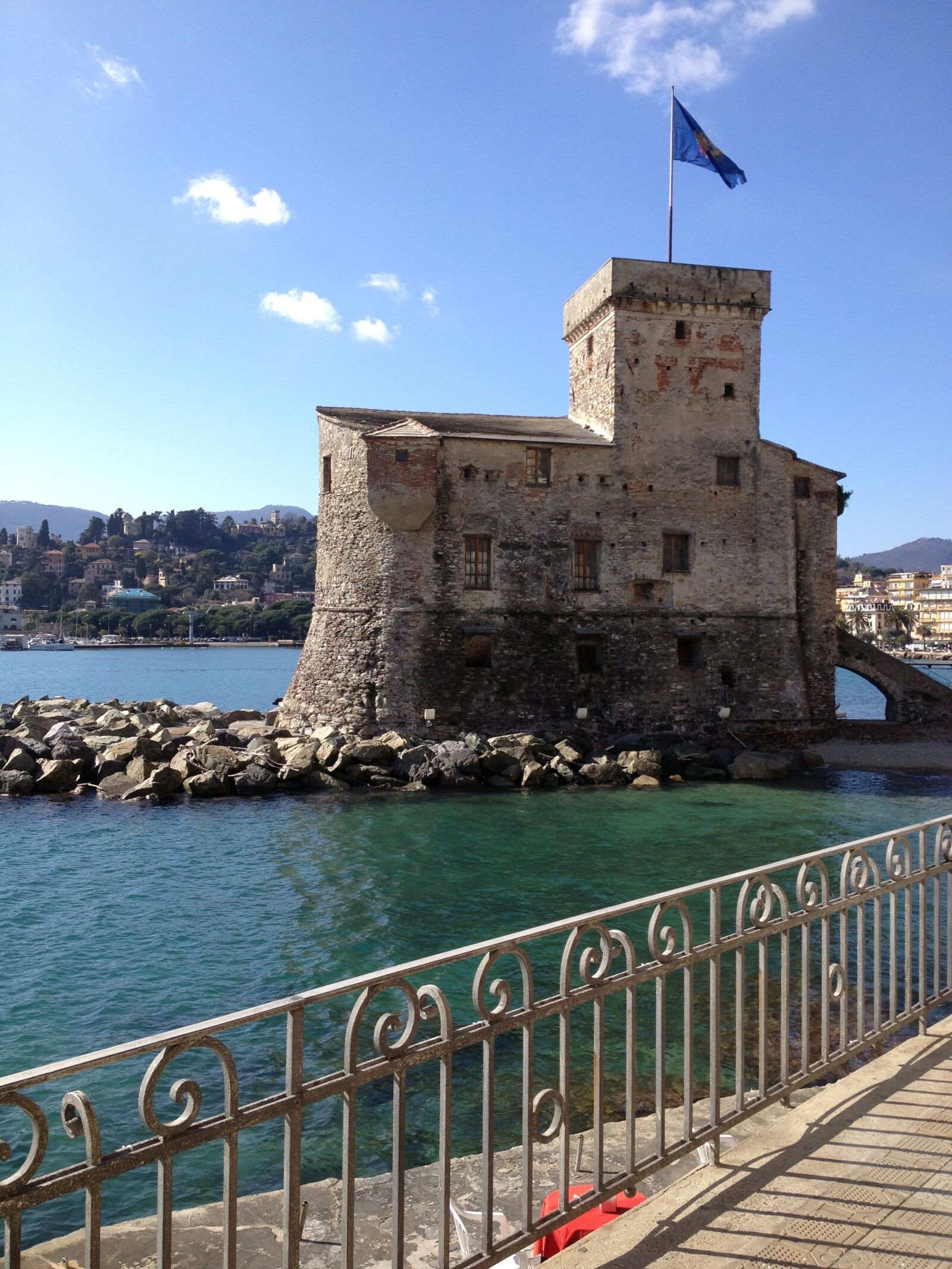Apple iPhone 4S sample photo. Rapallo, sea, liguria photography