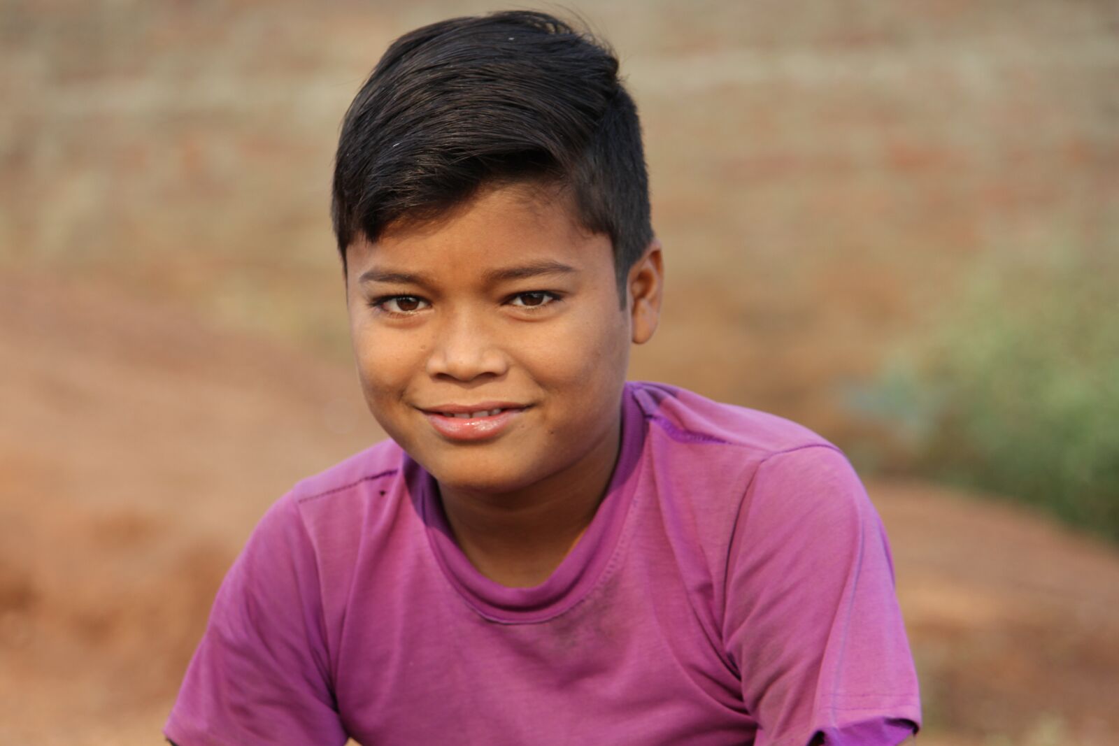 Canon EOS 700D (EOS Rebel T5i / EOS Kiss X7i) sample photo. Poor boy, cute, village photography