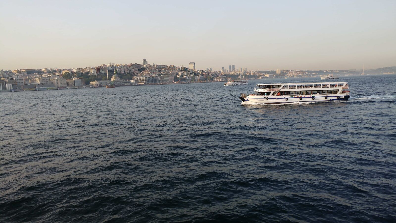LG G5 sample photo. Istanbul, boat, water, sea photography