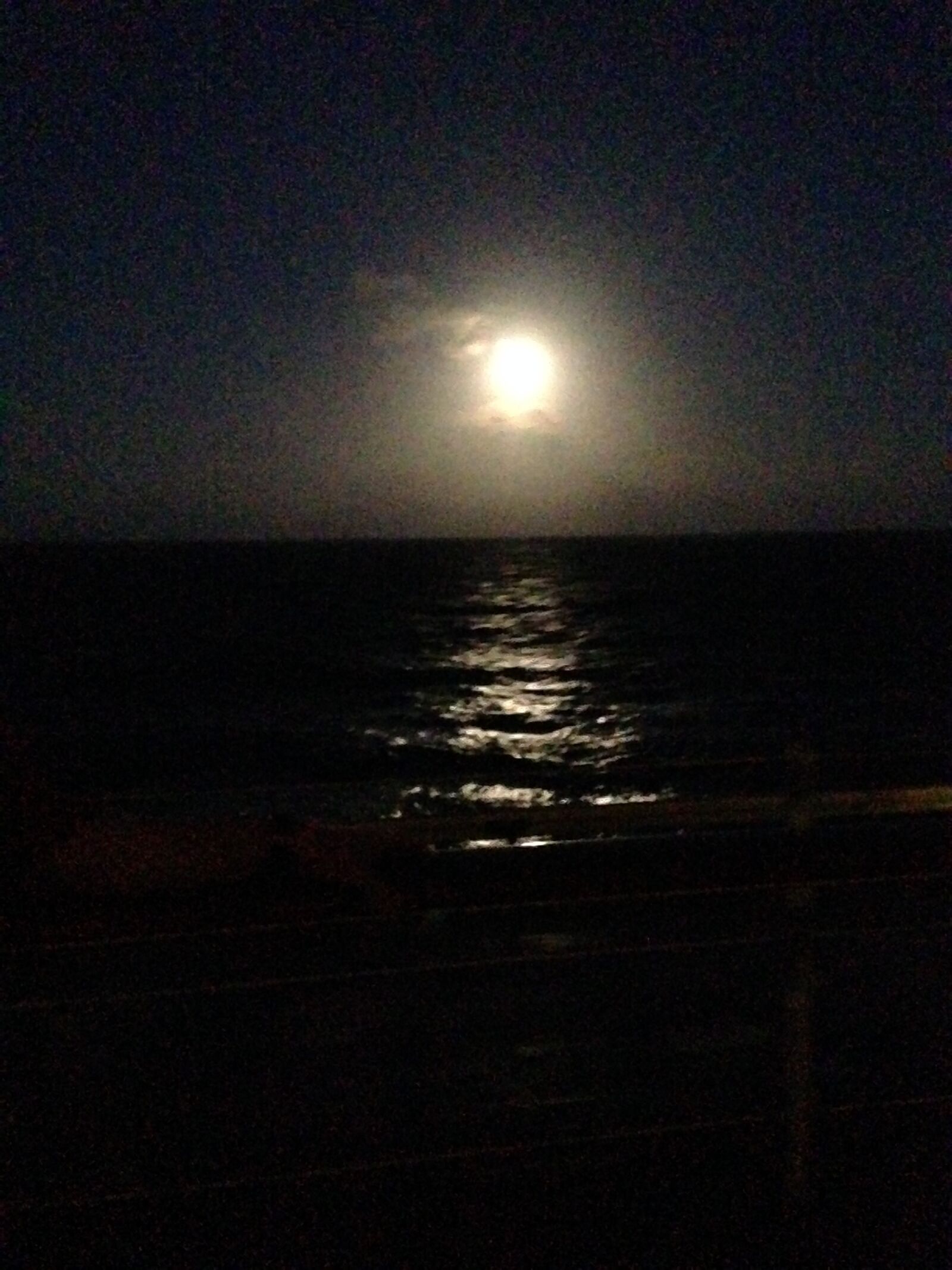 iPhone 5c back camera 4.12mm f/2.4 sample photo. Moonlight photography