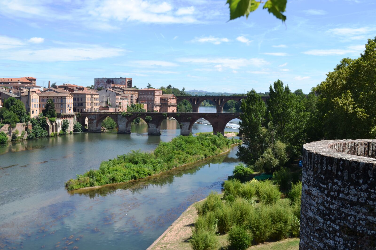 Nikon D3100 sample photo. Albi, bridge, france photography