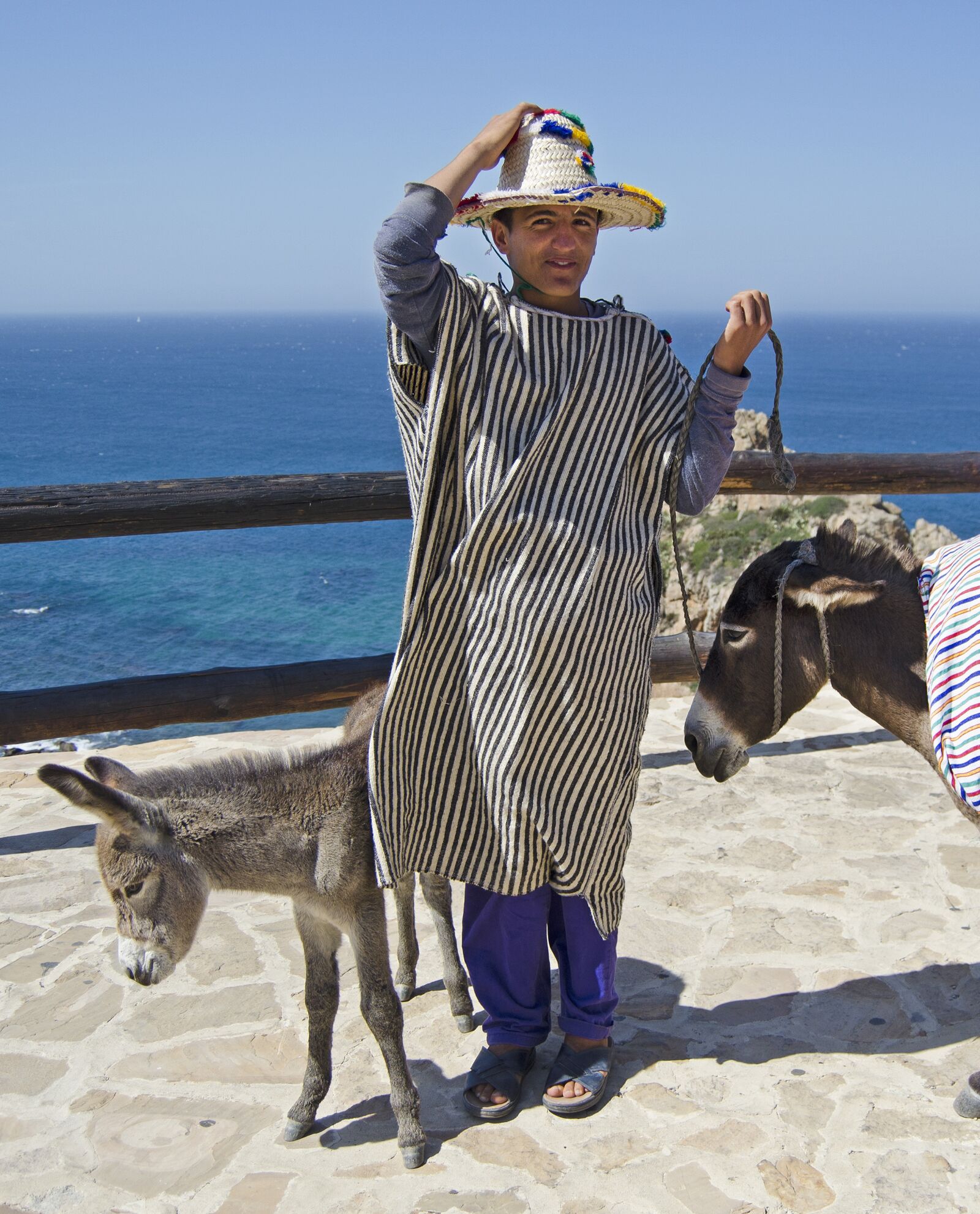 Nikon D5100 sample photo. Morocco, burrows, donkeys photography