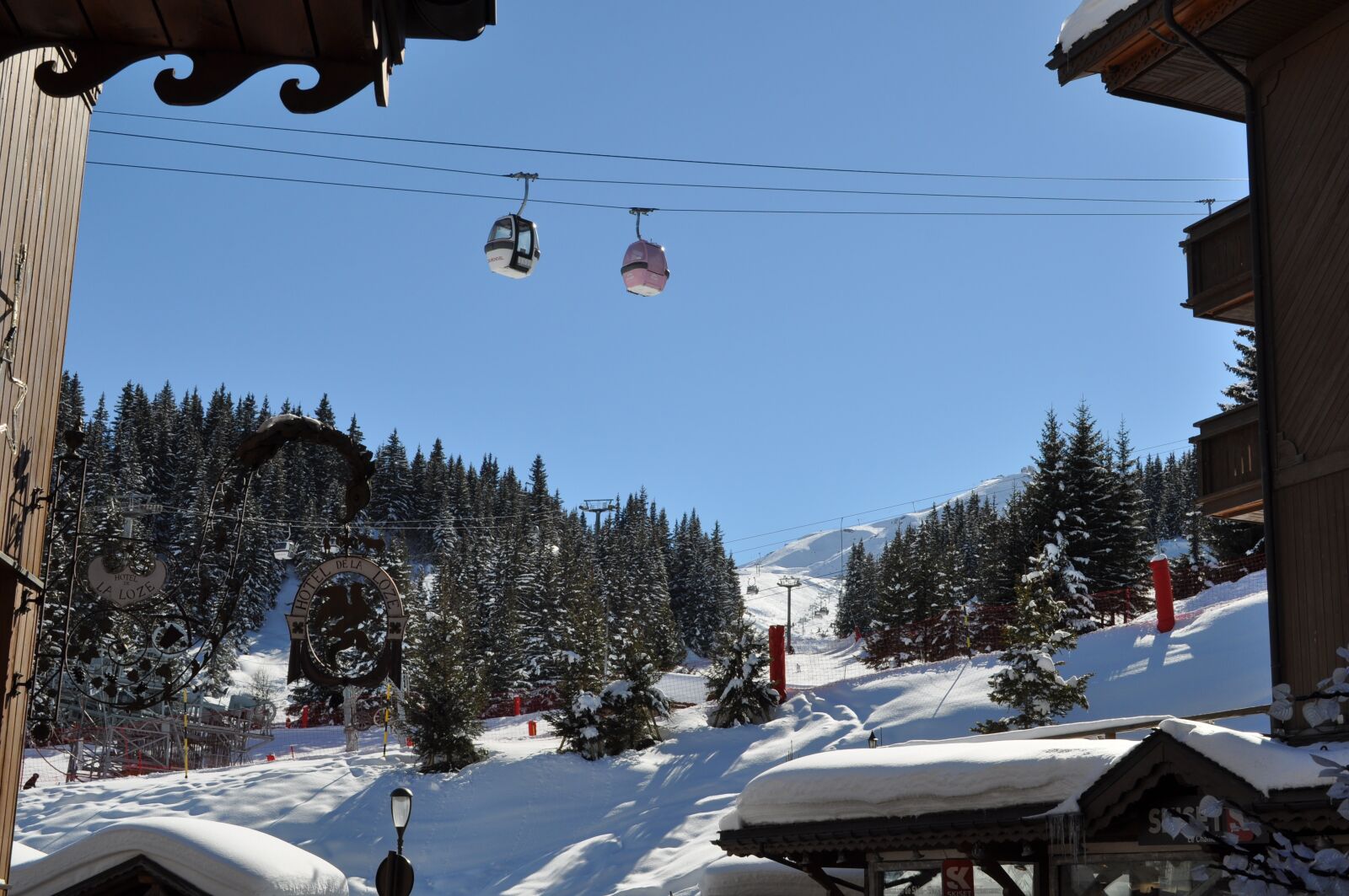 Nikon D90 sample photo. Gondola, lift, ski photography