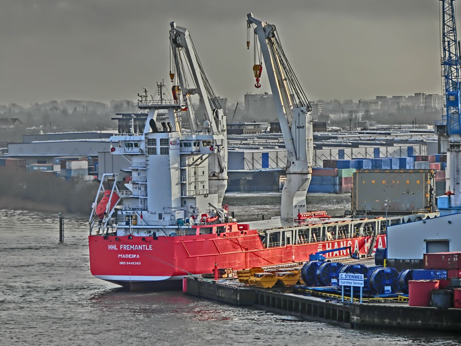 CASIO EX-ZR310 sample photo. Ship, freighter, vessel photography