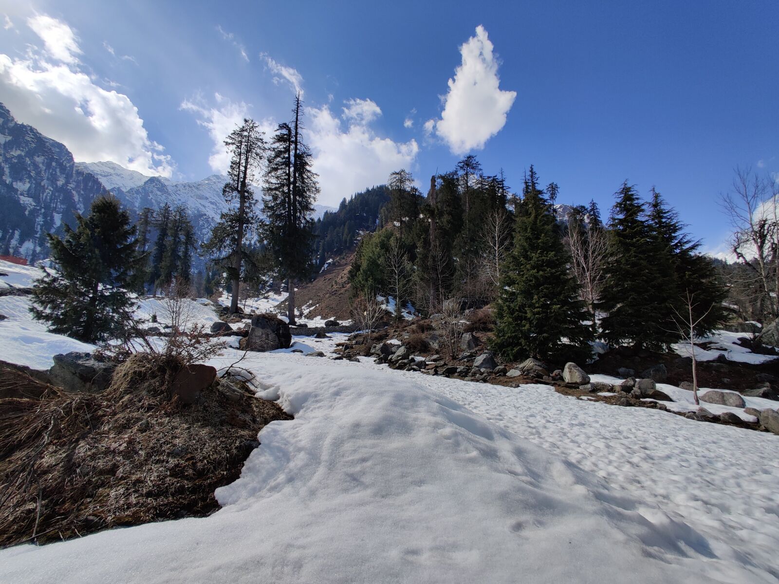 OnePlus HD1911 sample photo. Mountains, manali, nature photography