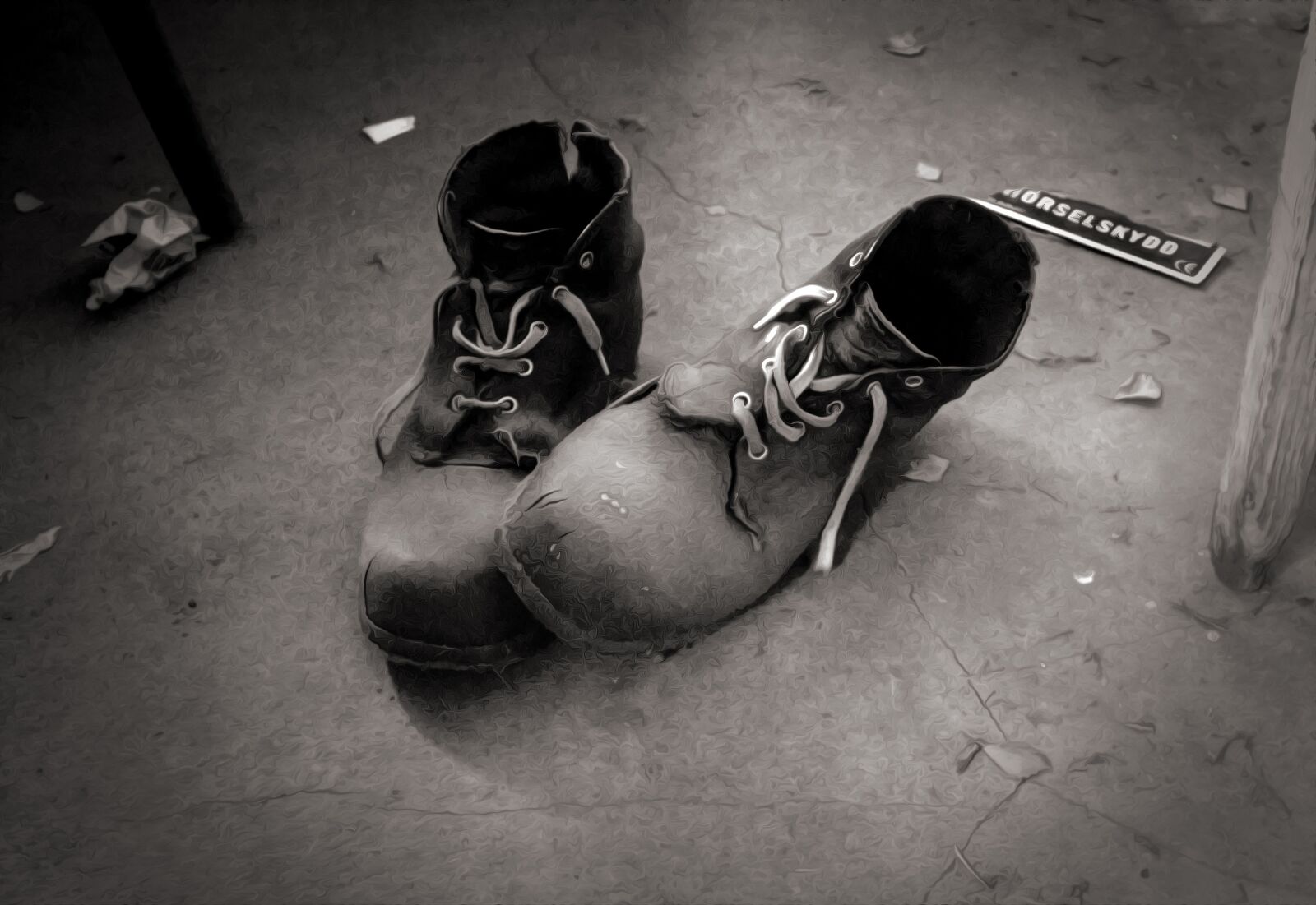 Nikon D60 sample photo. Shoes, old, leather photography
