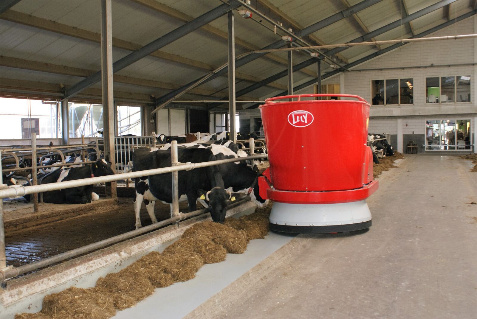 Sony Alpha DSLR-A300 sample photo. Dairy farm, farm, robot photography