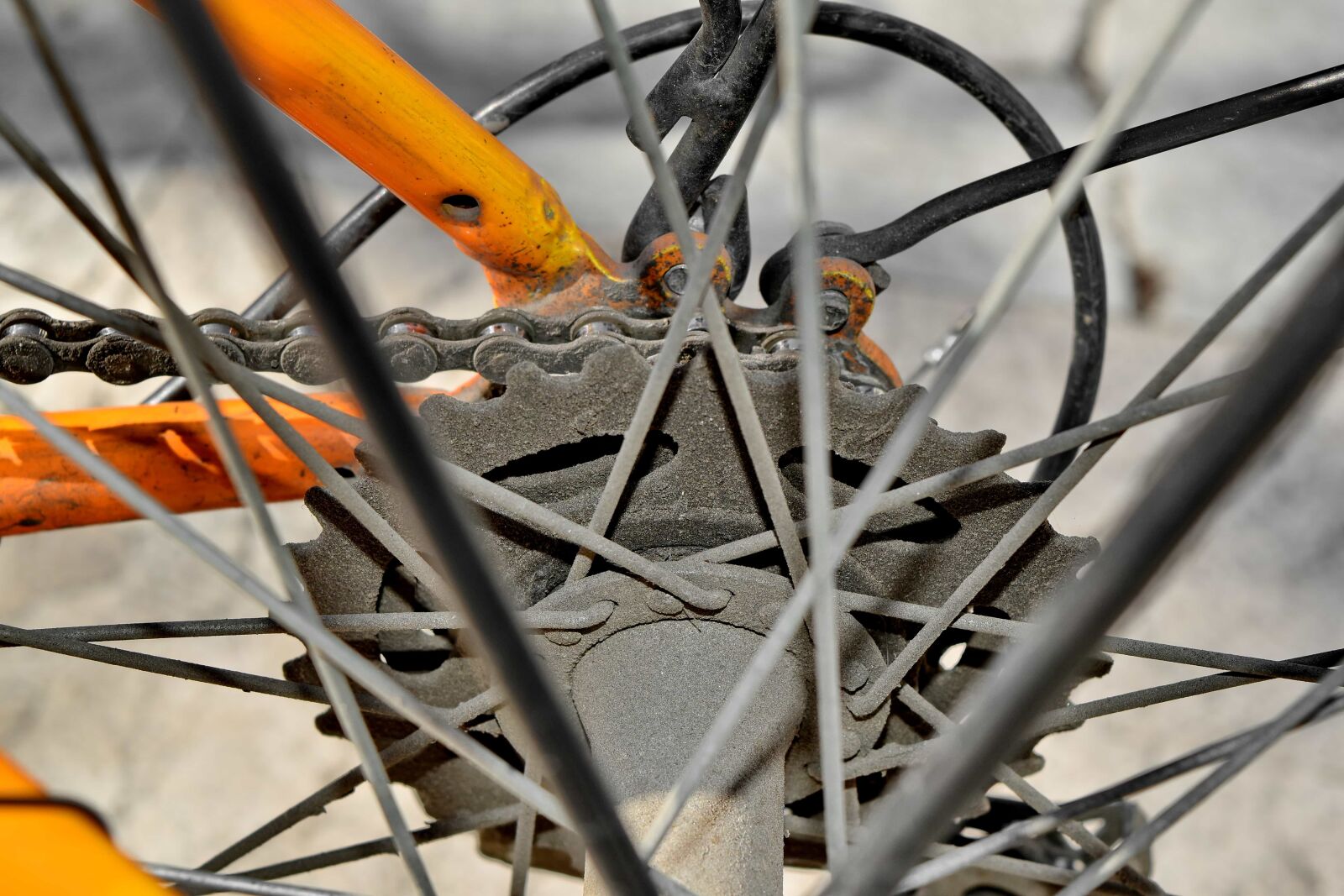 Nikon D5500 sample photo. Bicycle, gearshift, device, wheel photography