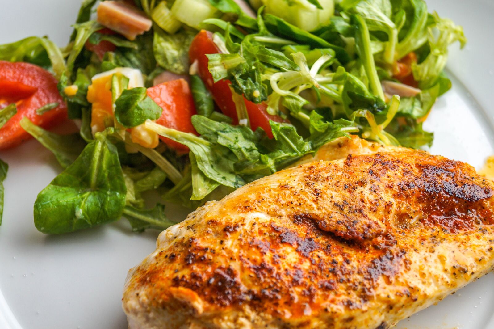 Sony DT 18-55mm F3.5-5.6 SAM II sample photo. Chicken breast filet, chicken photography