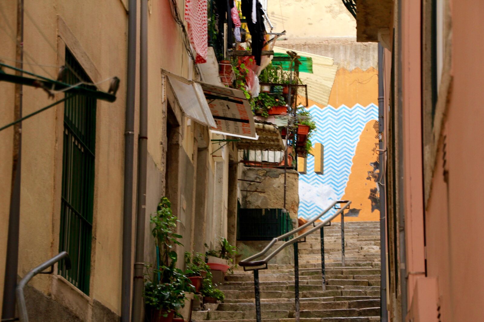 Canon EOS 60D sample photo. Staircase, stairs, lisbon photography
