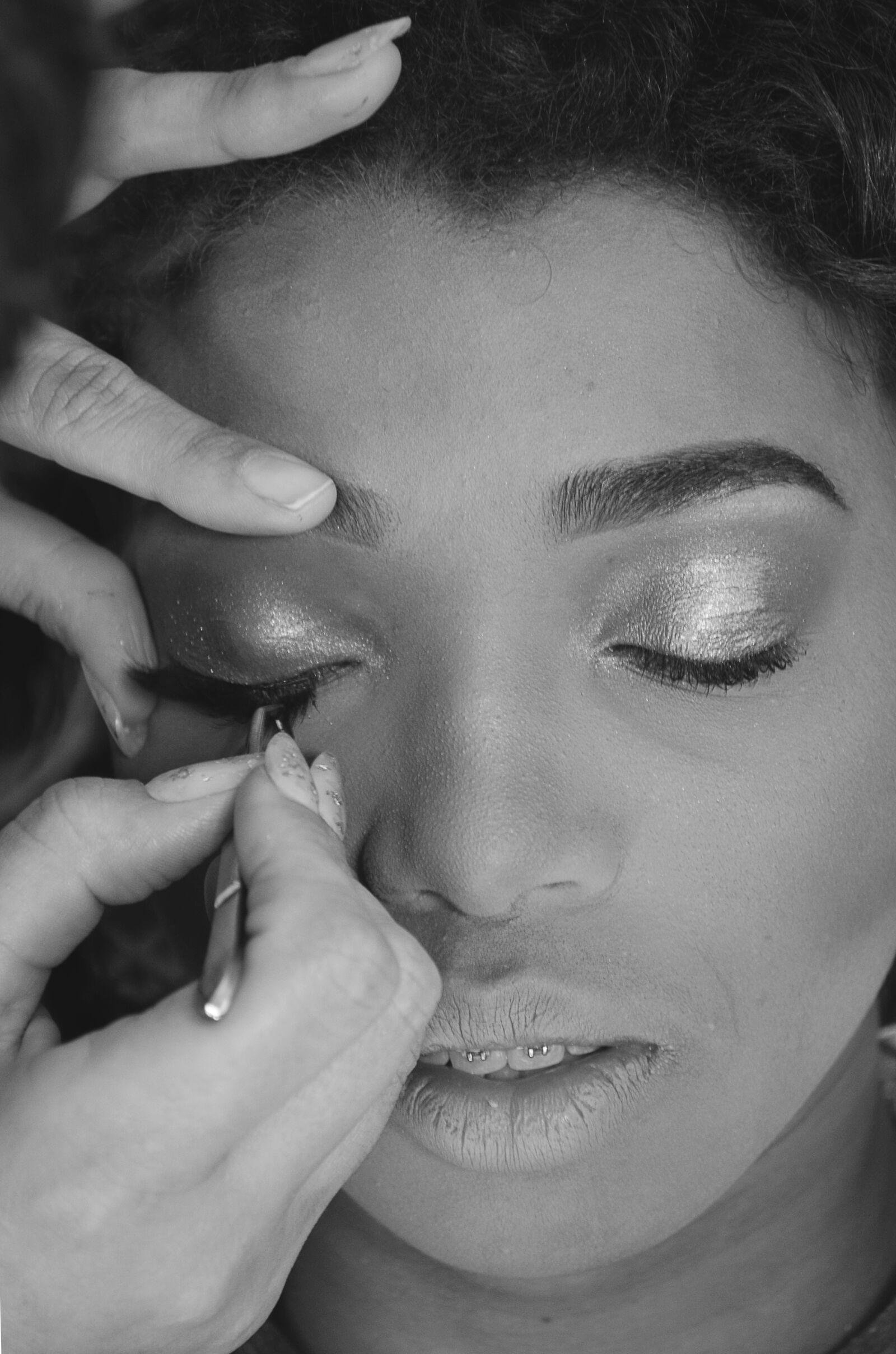 Nikon D5100 sample photo. Woman, makeup, lipstick photography