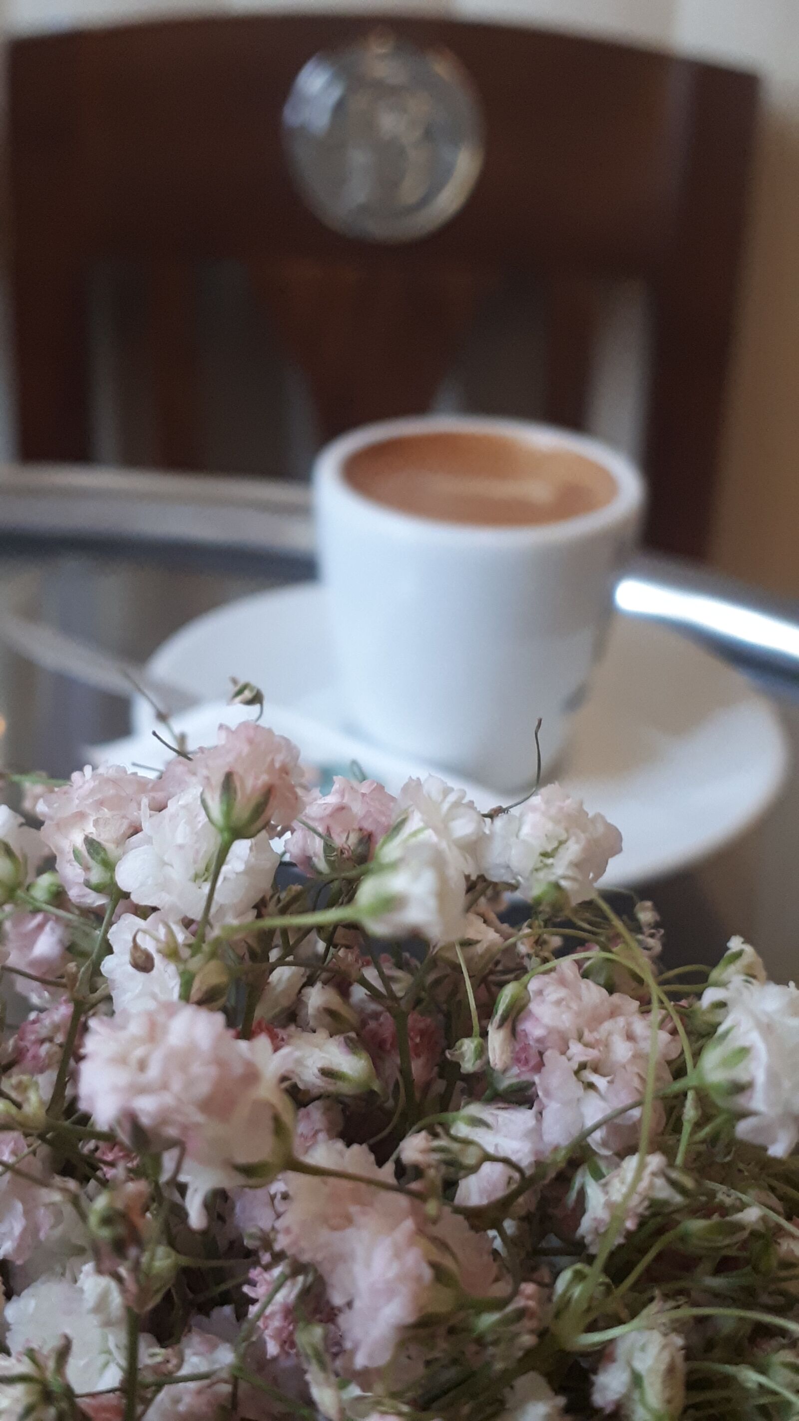 Samsung Galaxy A5(2017) sample photo. Coffee, morning, flowers photography