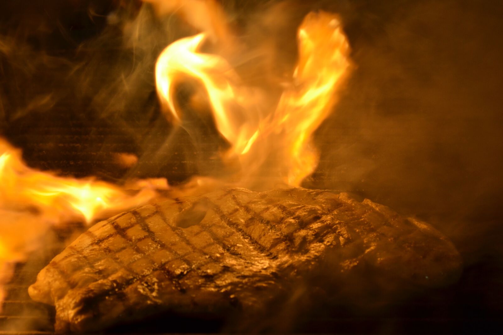 Nikon D3100 sample photo. Arrachera grill, roast, meat photography