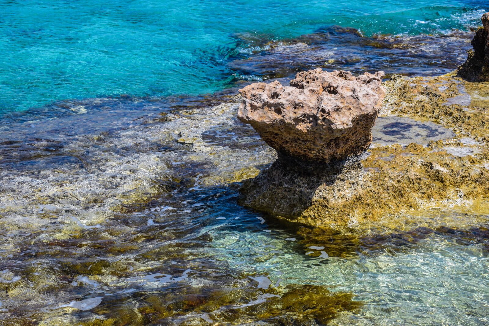 Nikon D3300 sample photo. Rock, sea, transparent photography
