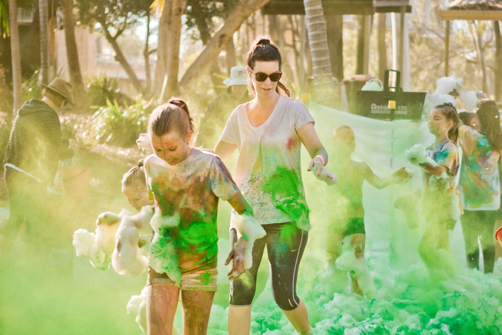 Nikon D7100 sample photo. The color run, colorful photography