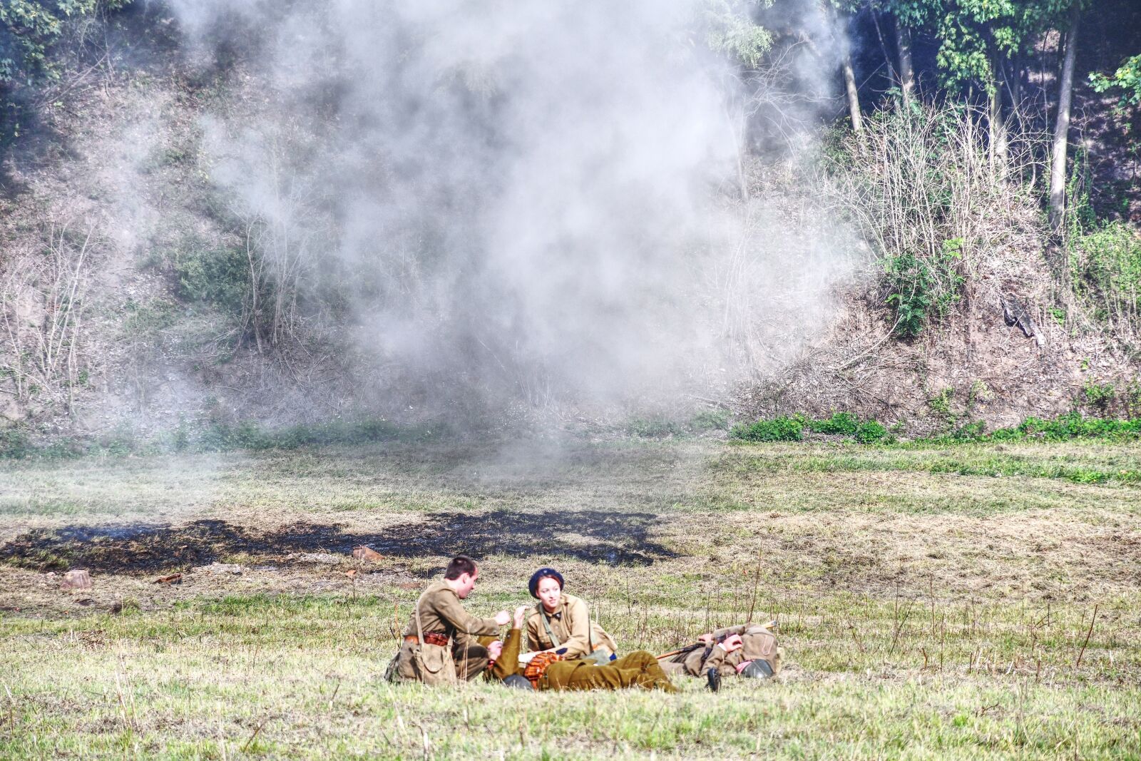 Nikon D7500 sample photo. The military, soldiers, staging photography