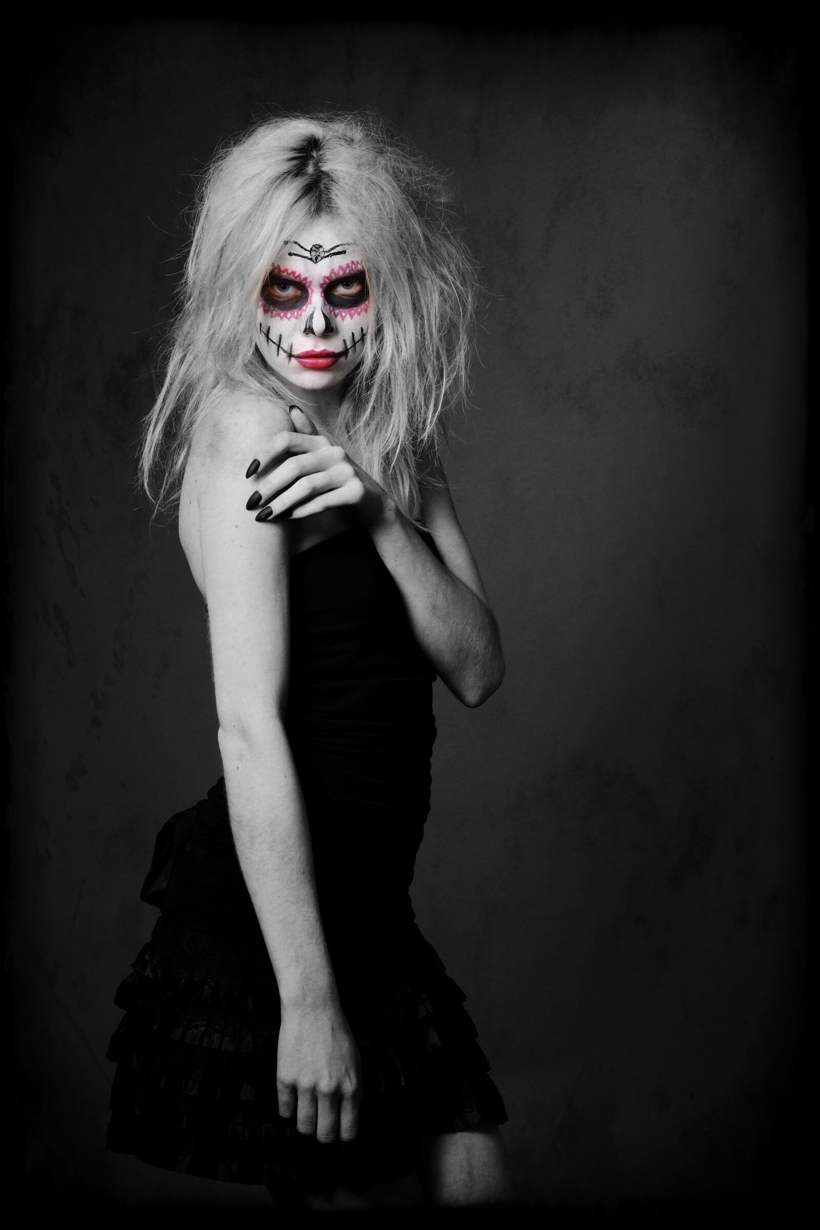 Nikon D7100 sample photo. Halloween, make-up, day of photography