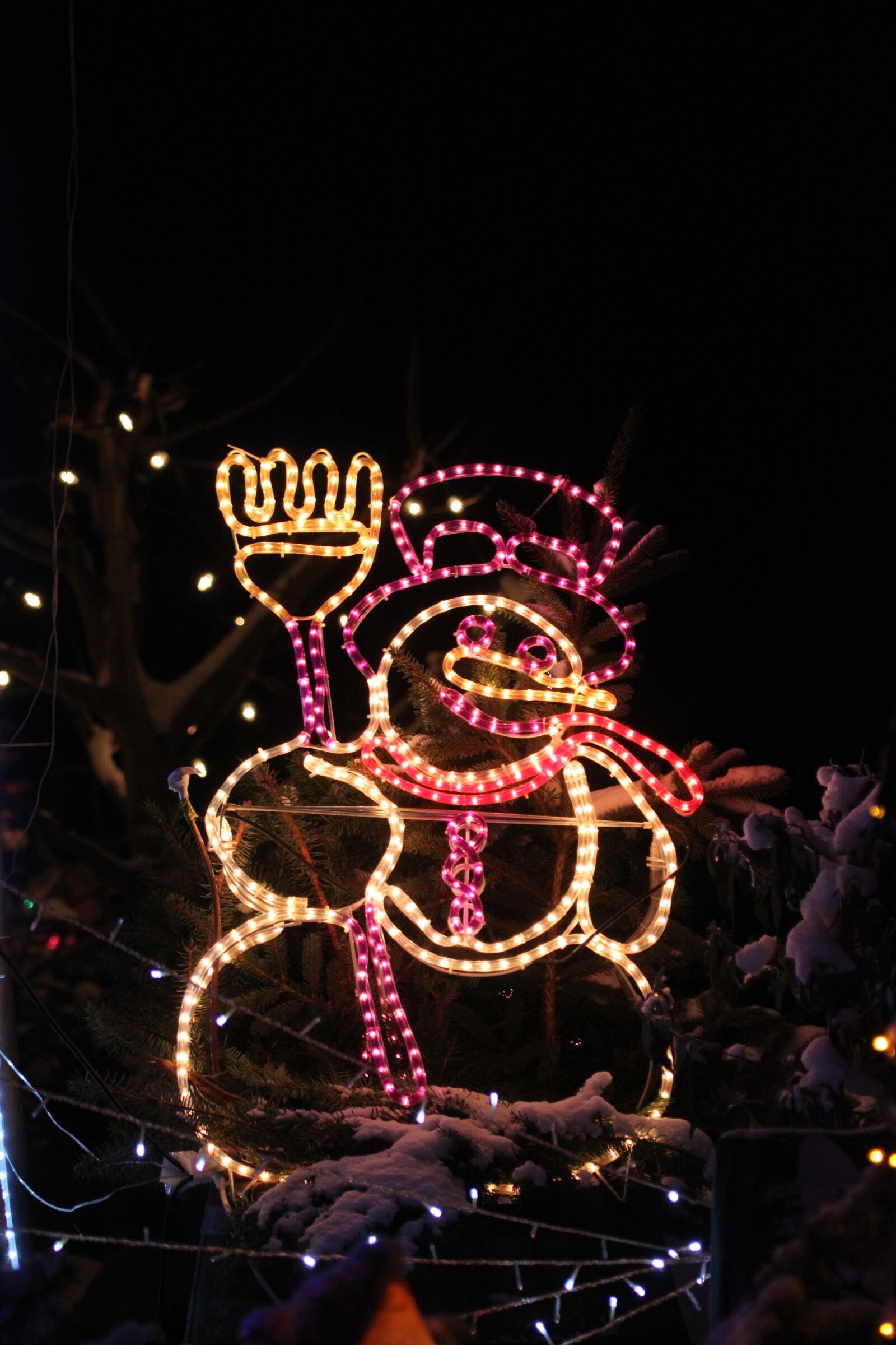 Canon EOS 500D (EOS Rebel T1i / EOS Kiss X3) sample photo. Christmas, lighting, christmas decoration photography