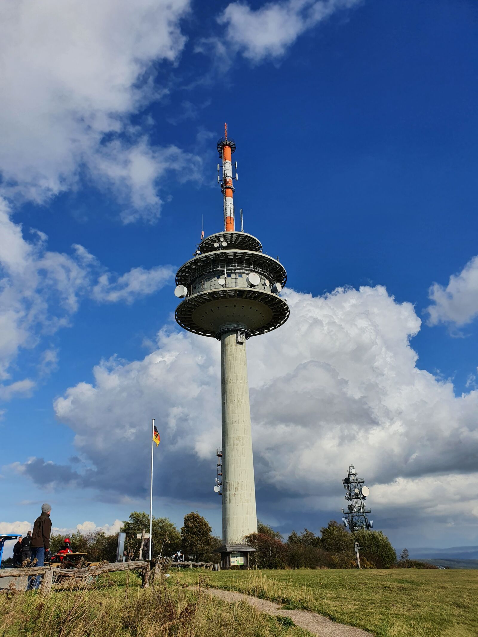Samsung SM-G973F sample photo. Transmission tower, radio station photography