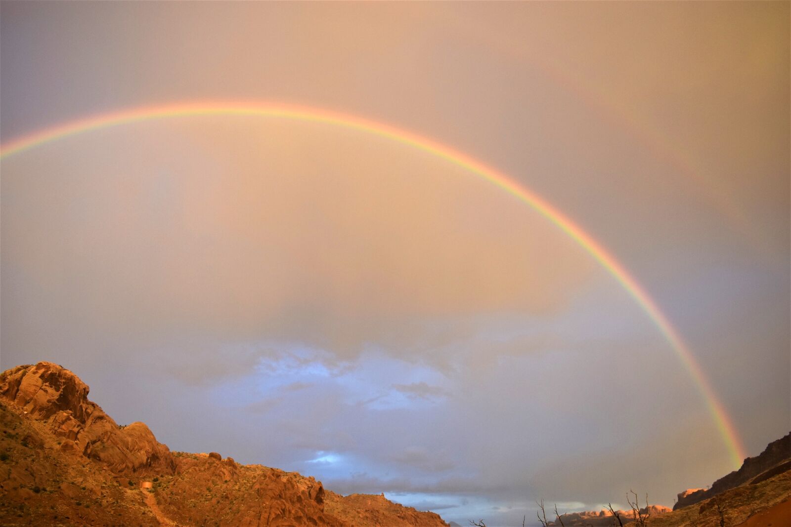 Nikon D3400 sample photo. Rainbow, sky, wilderness photography