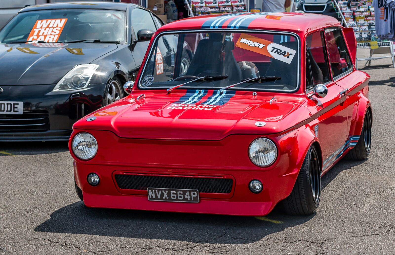 Canon EOS 70D + Canon EF 50mm F1.4 USM sample photo. Hillman imp, car, red photography