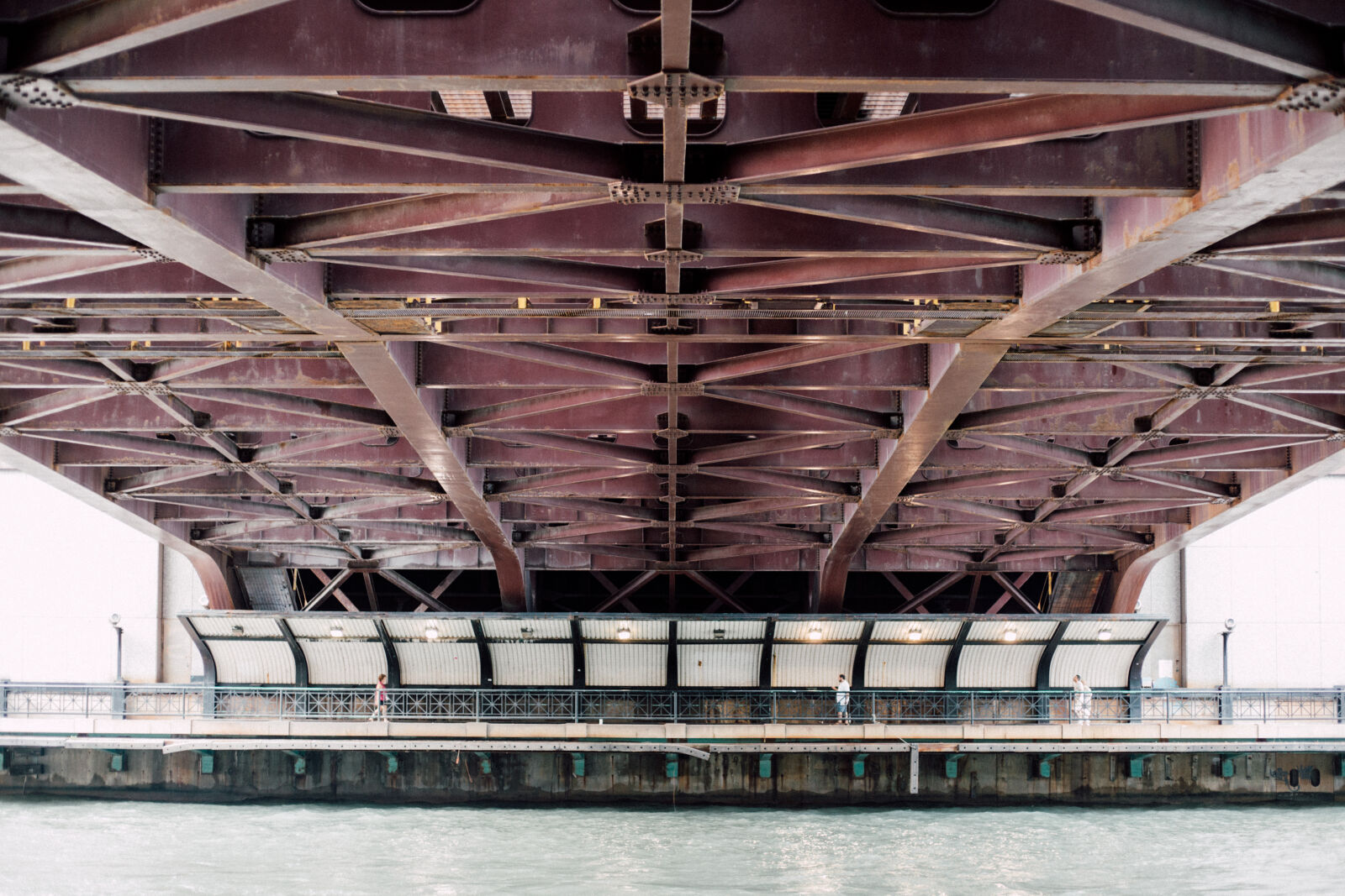 Canon EOS 6D + Canon EF 50mm F1.8 STM sample photo. Bridge, metal, ocean, sea photography