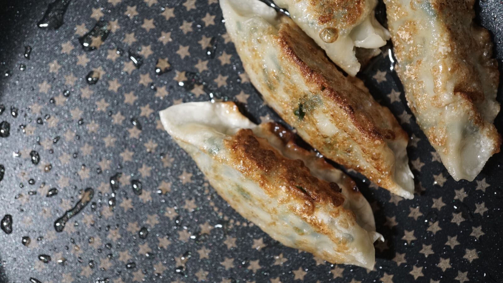 Sony E 30mm F3.5 Macro sample photo. Dumplings, gyoza, the frying photography