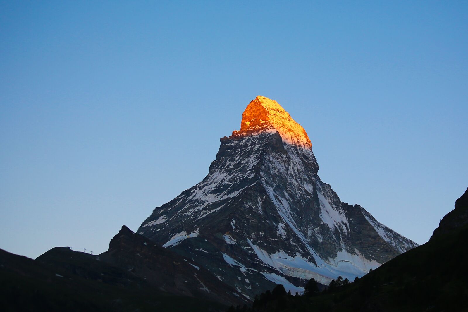Canon EF 70-300mm F4-5.6 IS USM sample photo. Swiss, zermatt, horn photography