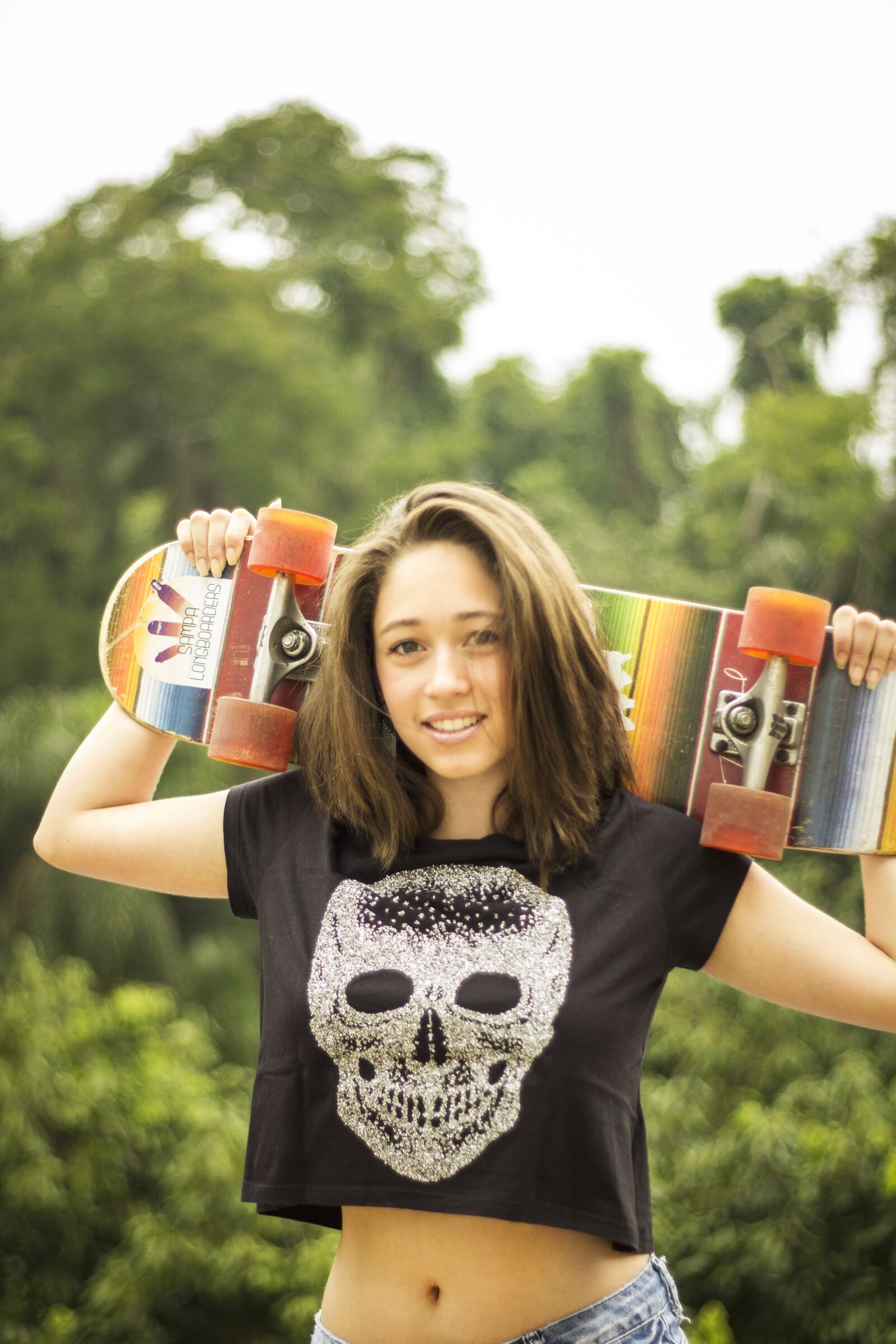 Canon EOS 60D + Canon EF 50mm F1.8 II sample photo. Skateboard, model, girl photography