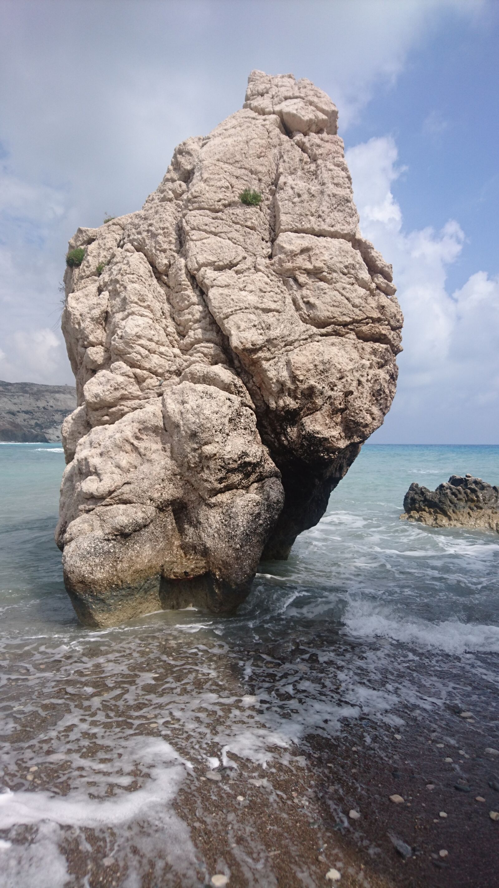 Sony Xperia Z5 Premium sample photo. Cyprus, stone, sea photography