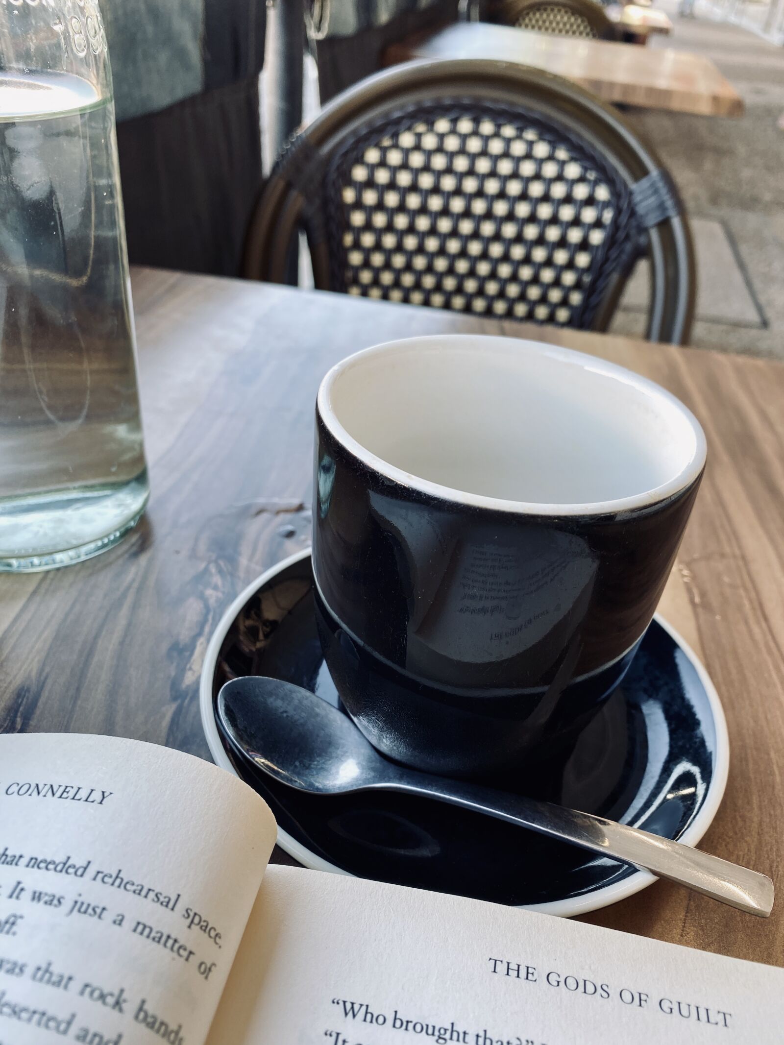 Apple iPhone 11 sample photo. Coffee, guilt, chair photography
