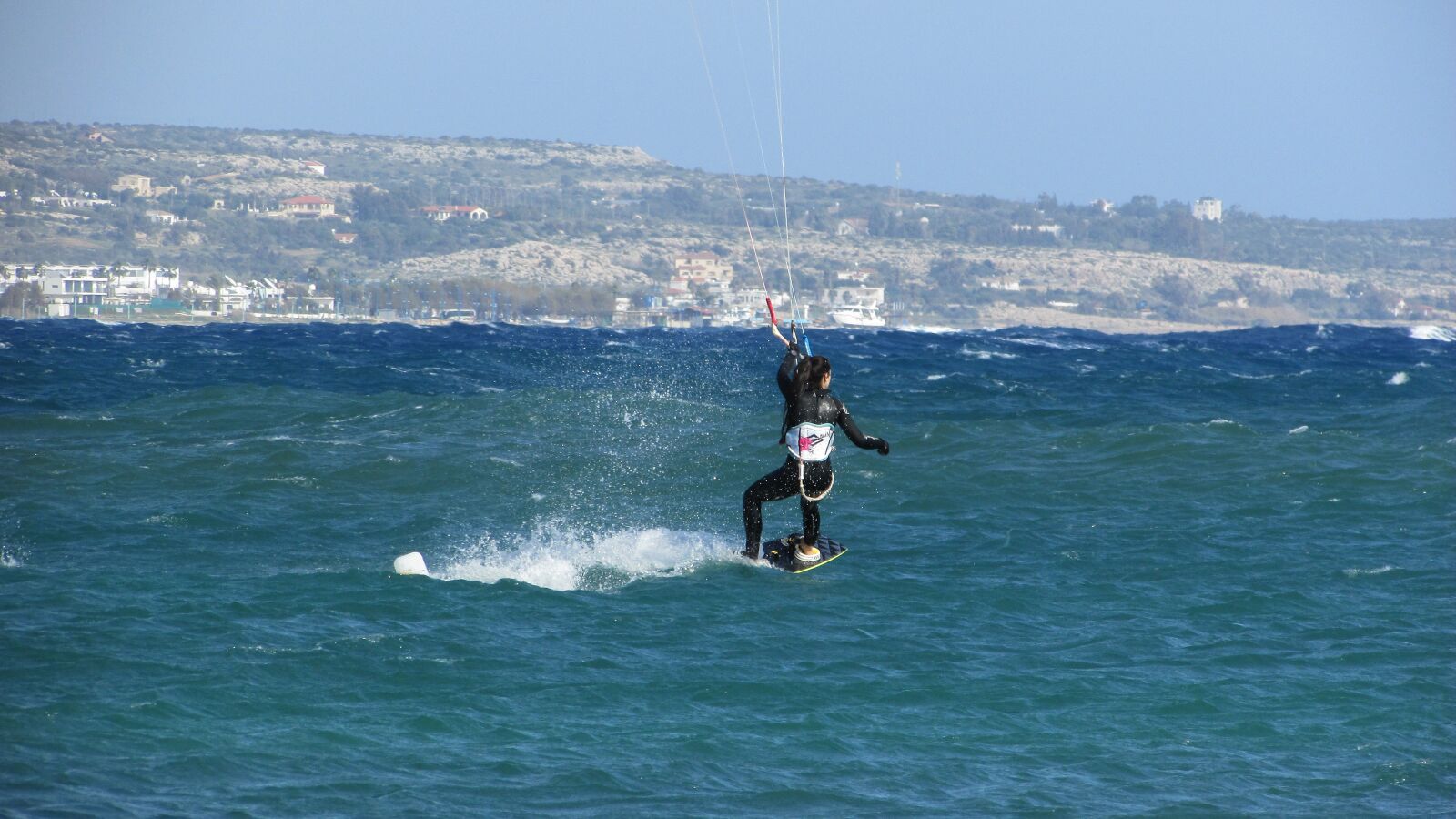 Canon PowerShot SX400 IS sample photo. Kite surf, surfer, surfing photography