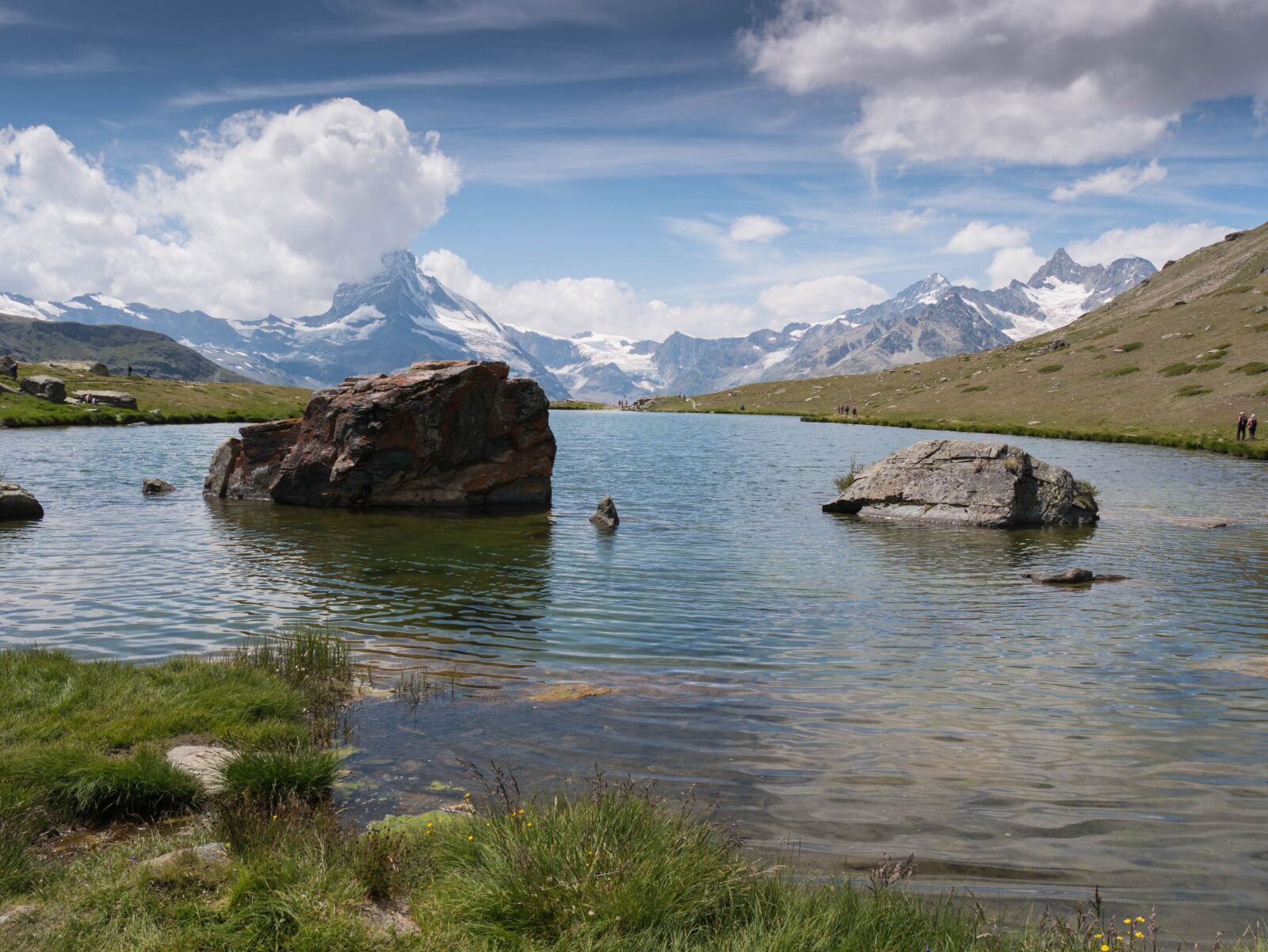 Panasonic DMC-G81 sample photo. Zermatt, the stellisee, matterhorn photography