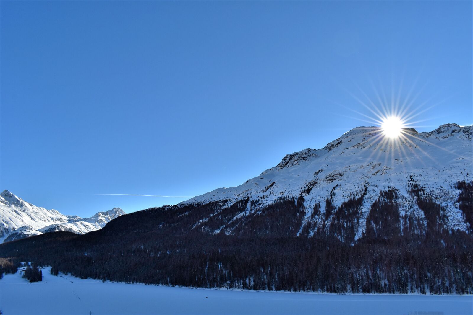 Nikon D5500 sample photo. Winter, mountains, ski area photography